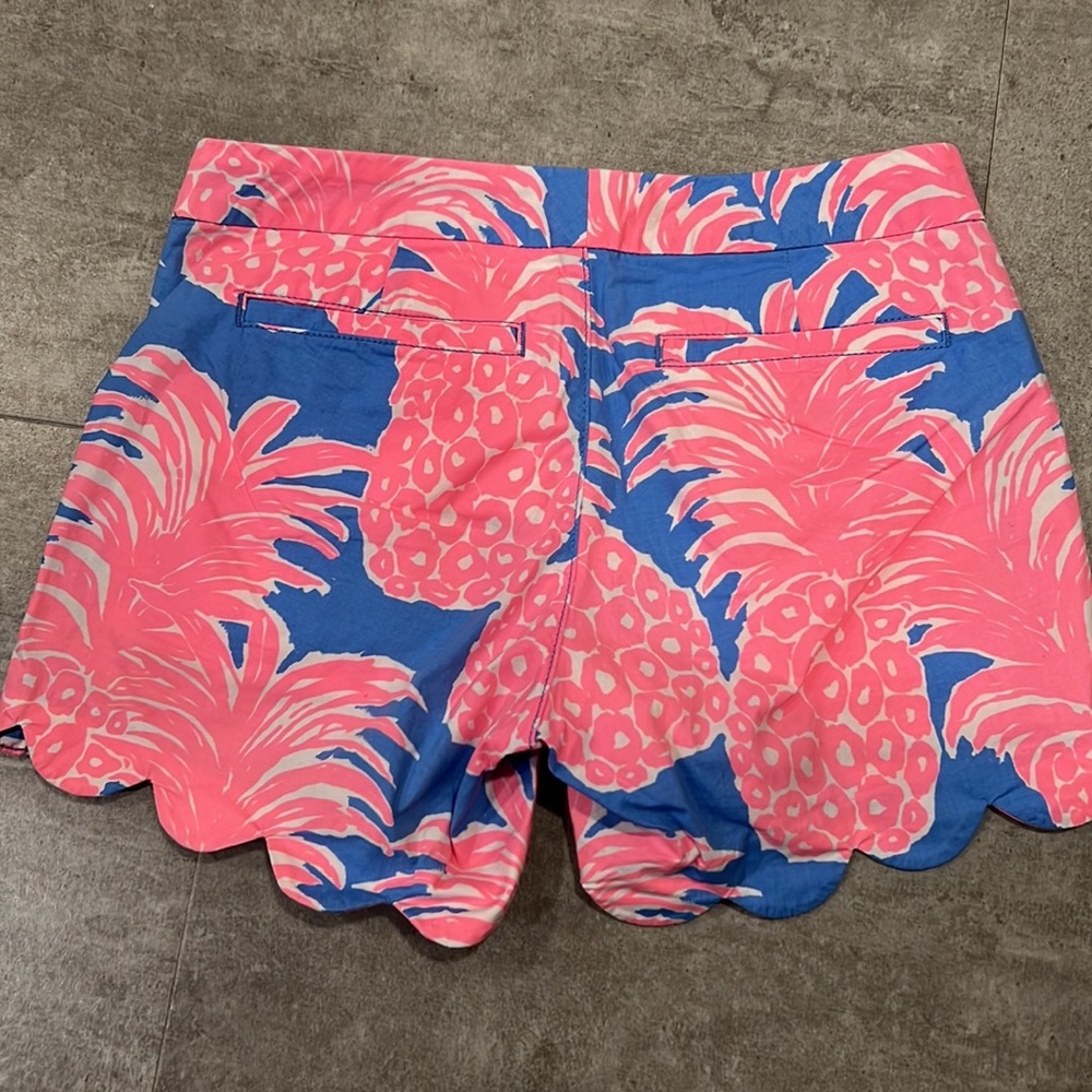 Lily Pulitzer Shorts - Pink Blue Pineapple - Picture 5 of 5